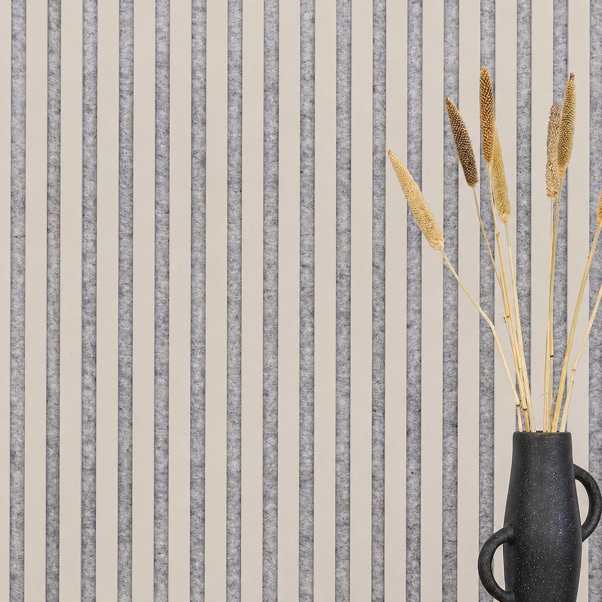 Acoustic+ Acoustic Panel Cashmere 400 x 400 mm - Acoustic Felt Gray