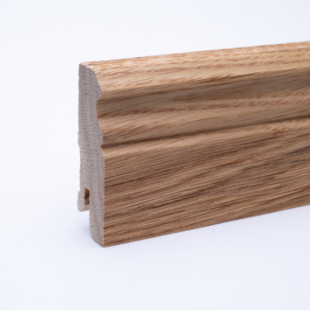 solid wood skirting 60mm with profile Berlin oiled oak solid wood skirting 60mm with profile Berlin oiled oak