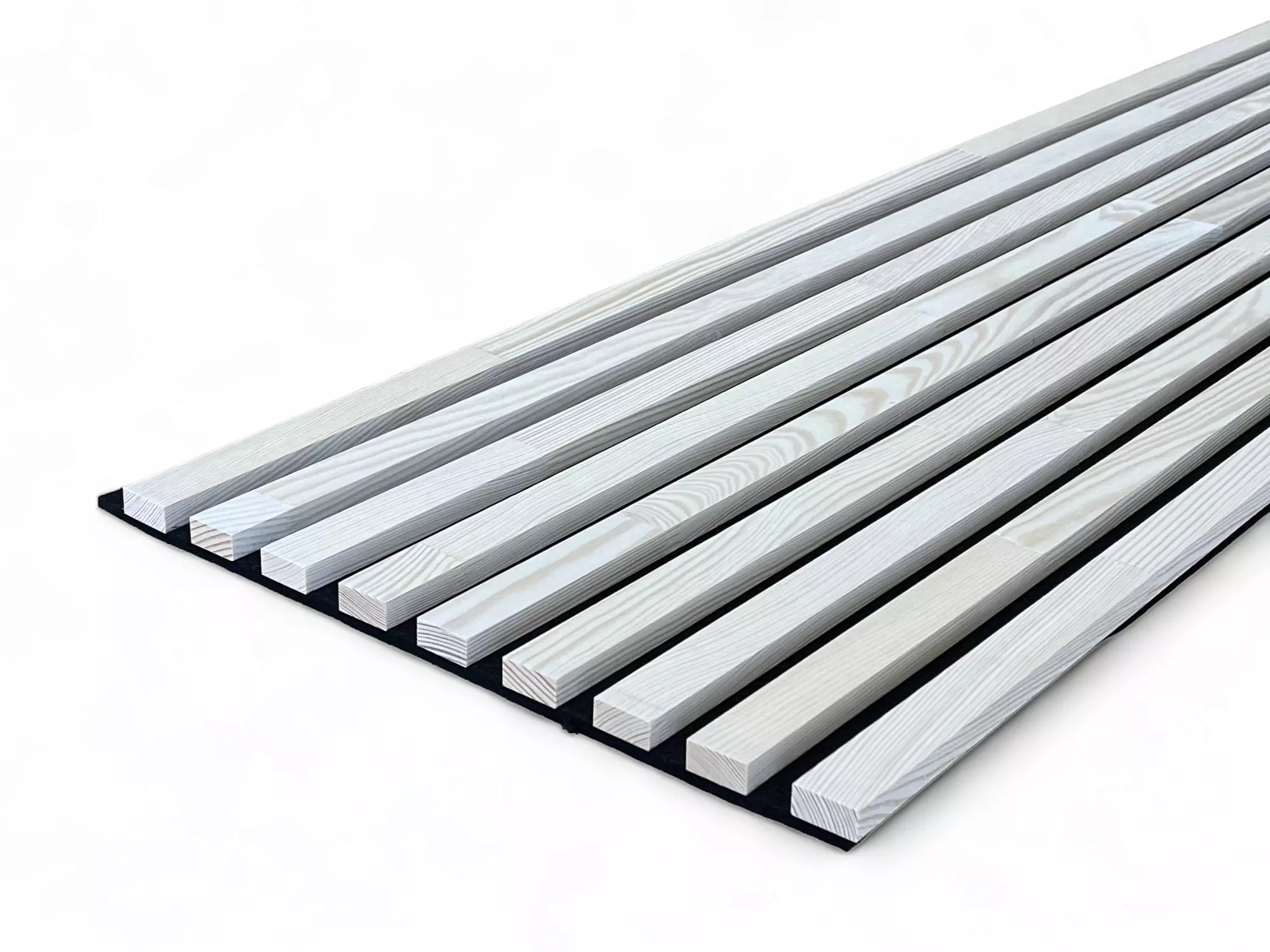 Muster für Massivholz Akustikpaneele Kiefer - Light White