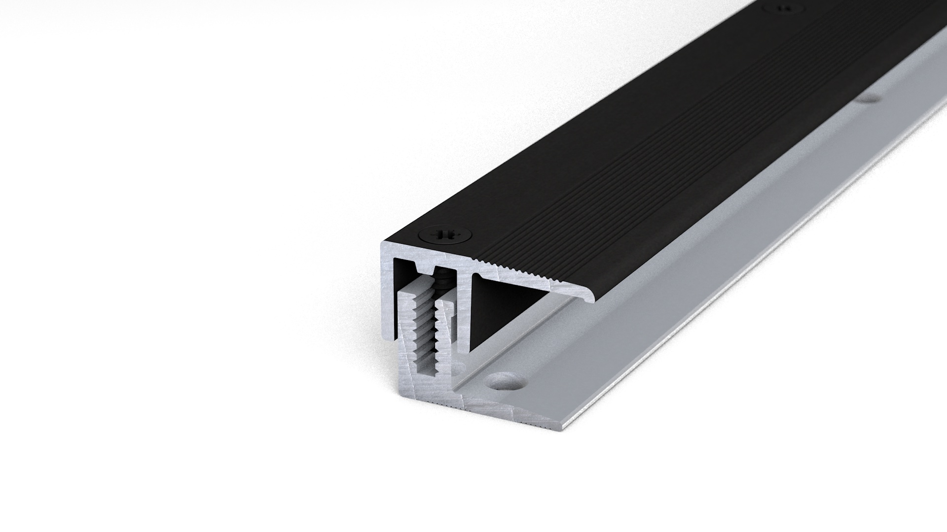 Prinz LPS 220 Abschlussprofil 21 mm - Nr. 222 - Schwarz - 100 cm