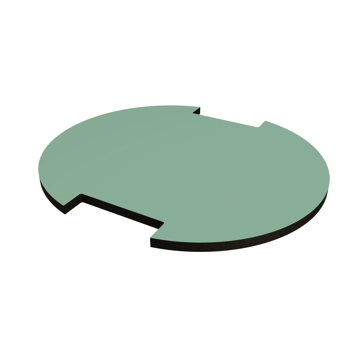 Oval shelf for design room divider - Mint Oval shelf for design room divider - Mint