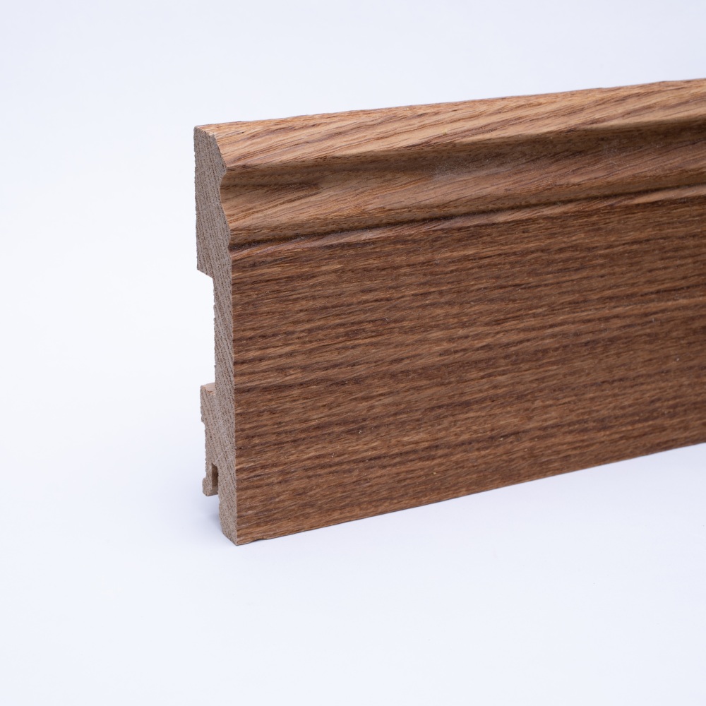 solid wood skirting 100mm with Berlin profile oiled oak solid wood skirting 100mm with Berlin profile oiled oak