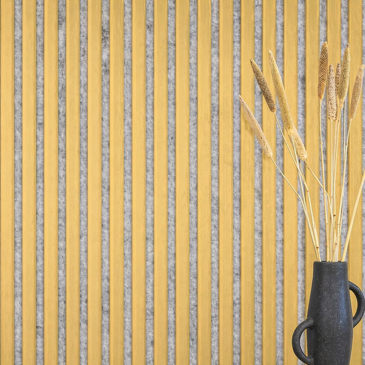 Acoustic+ Acoustic Panel Gold 400 x 400 mm - Acoustic Felt Gray