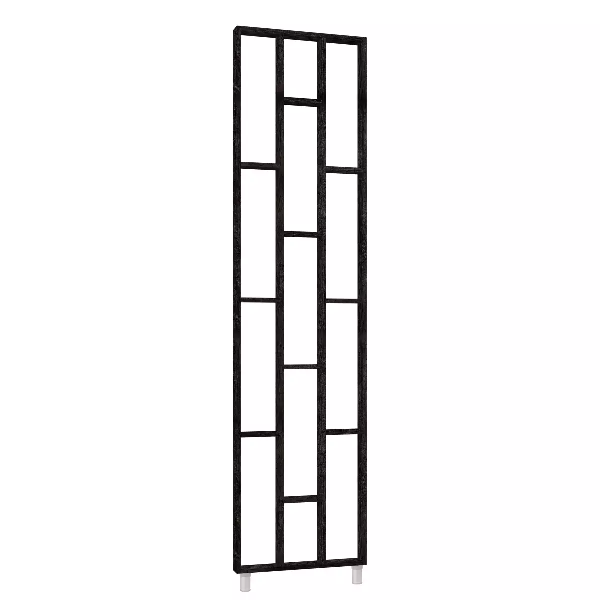 Design Raumteiler, Regalsystem 75 x 634 x 2500 mm - Charcoal Black