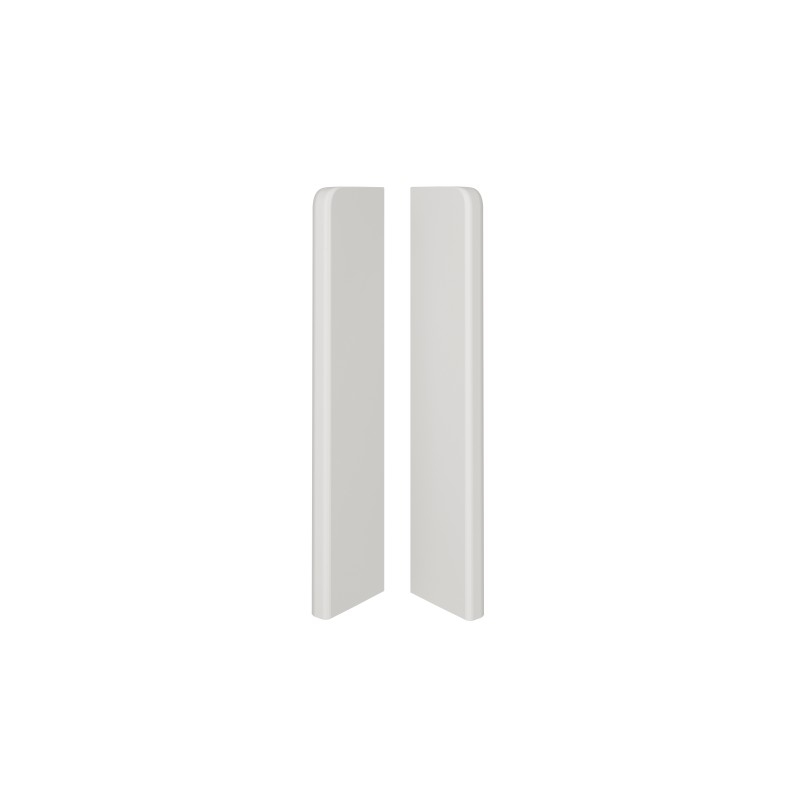 Right / left end for Espumo ESP201 skirting board in Light grey Right / left end for Espumo ESP201 skirting board in Light grey