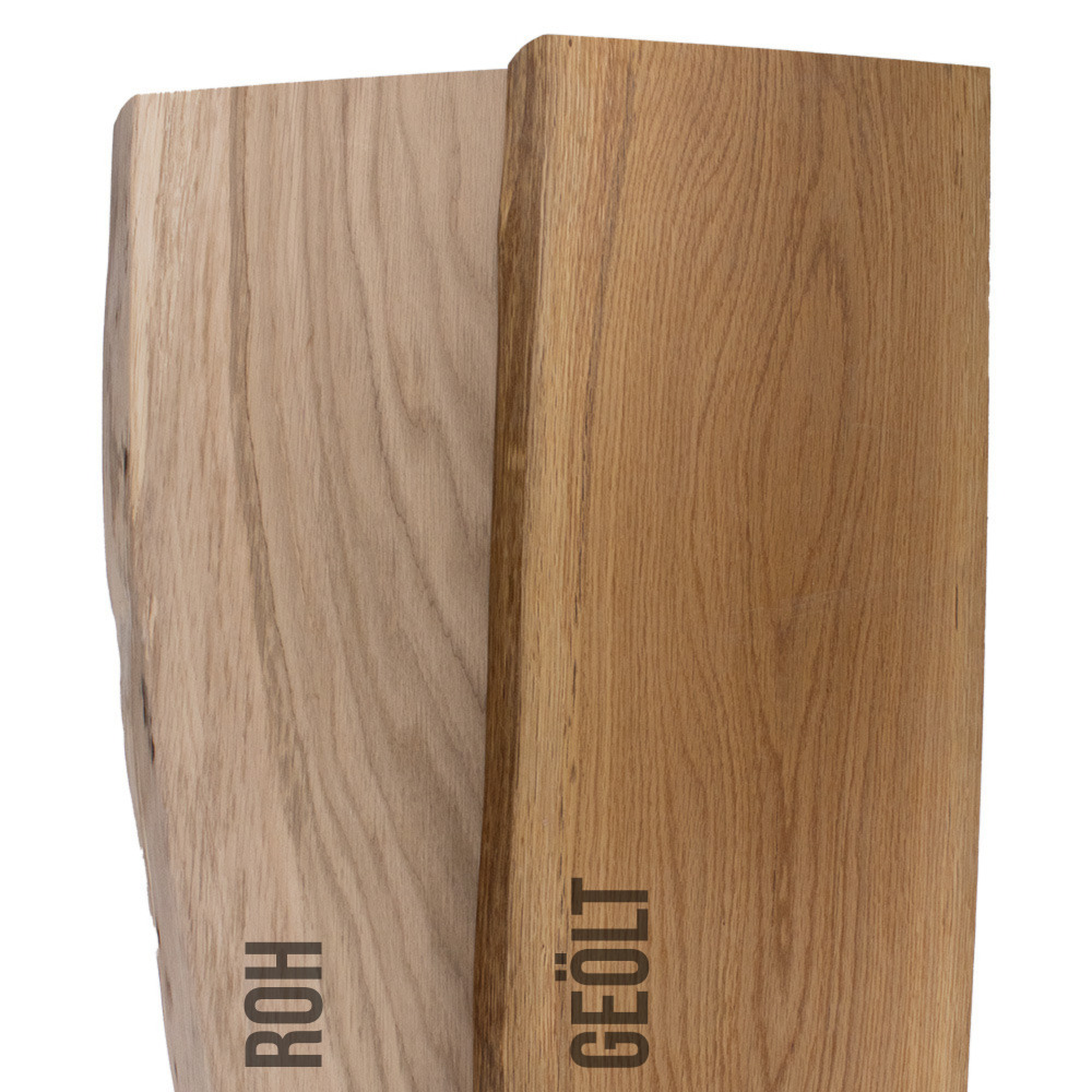 Oak board 25 mm rustic one-sided tree edge - depth 20 cm Oak board 25 mm rustic one-sided tree edge - depth 20 cm