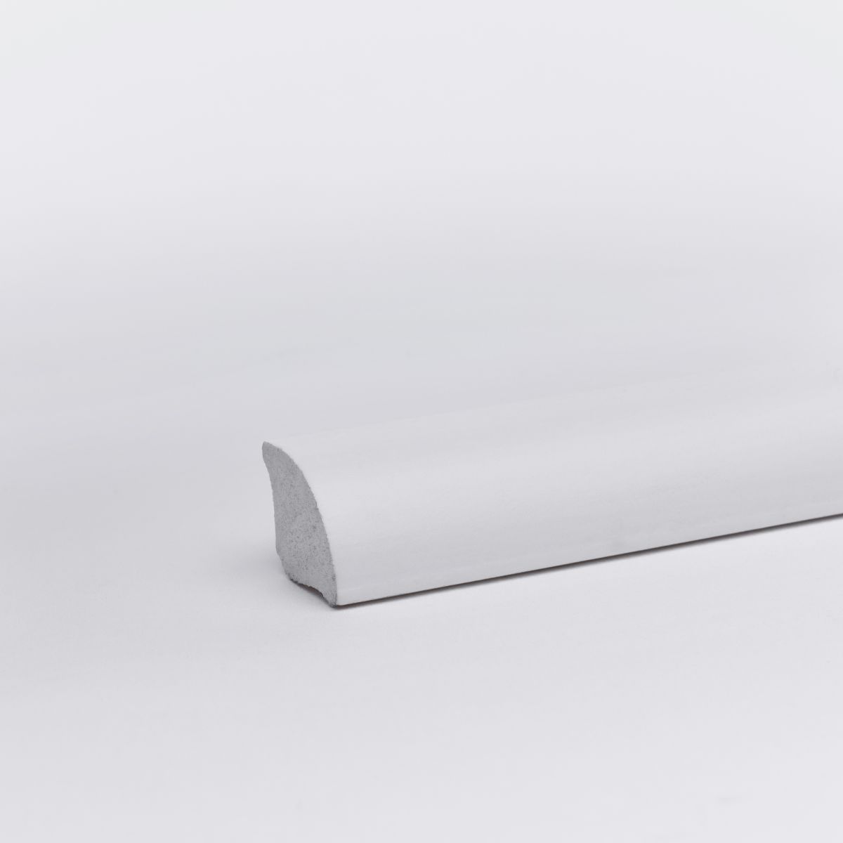 Quarter round angle profile white Quarter round angle profile white