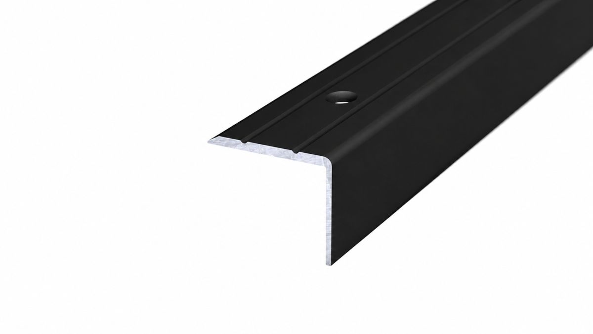 Winkelprofil 24,5 x 20 x 1.000 mm Schwarz - zum Schrauben