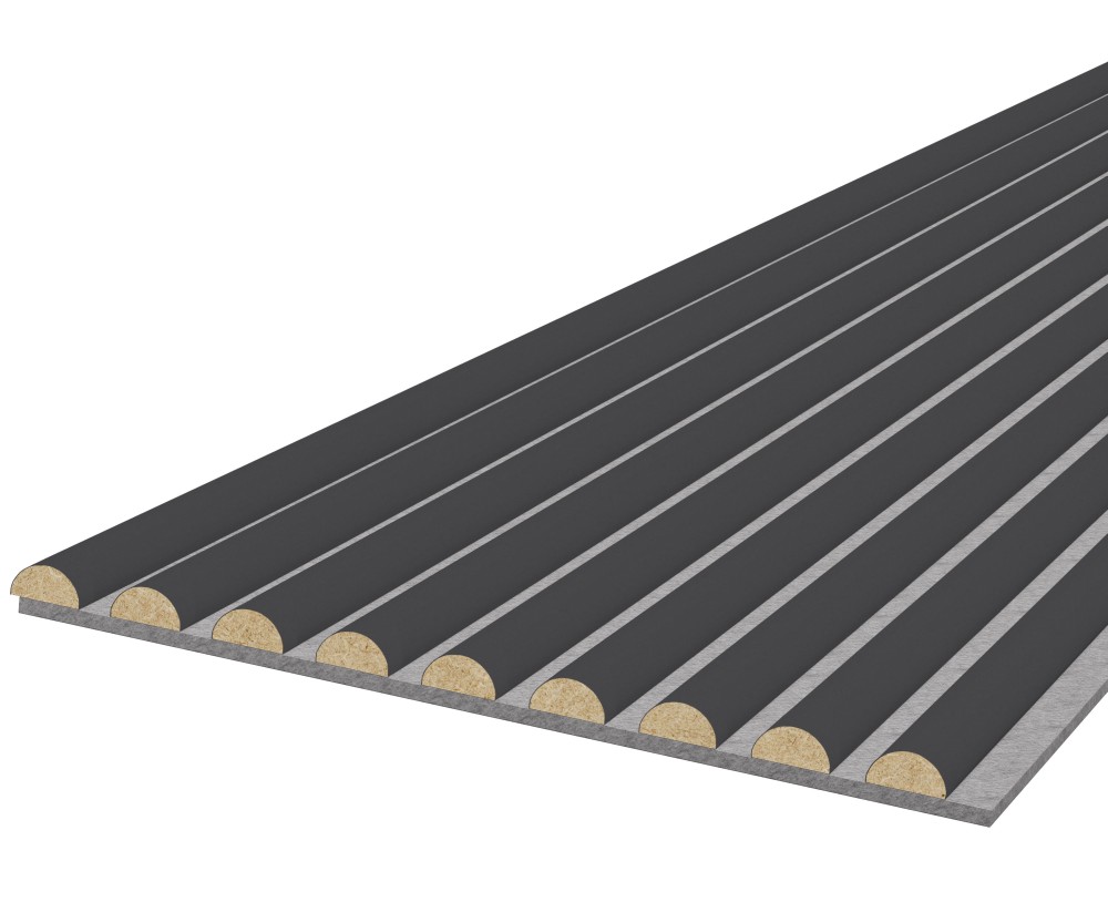 Sample WAVE - Grey/Anthracite - Acoustic felt Grey