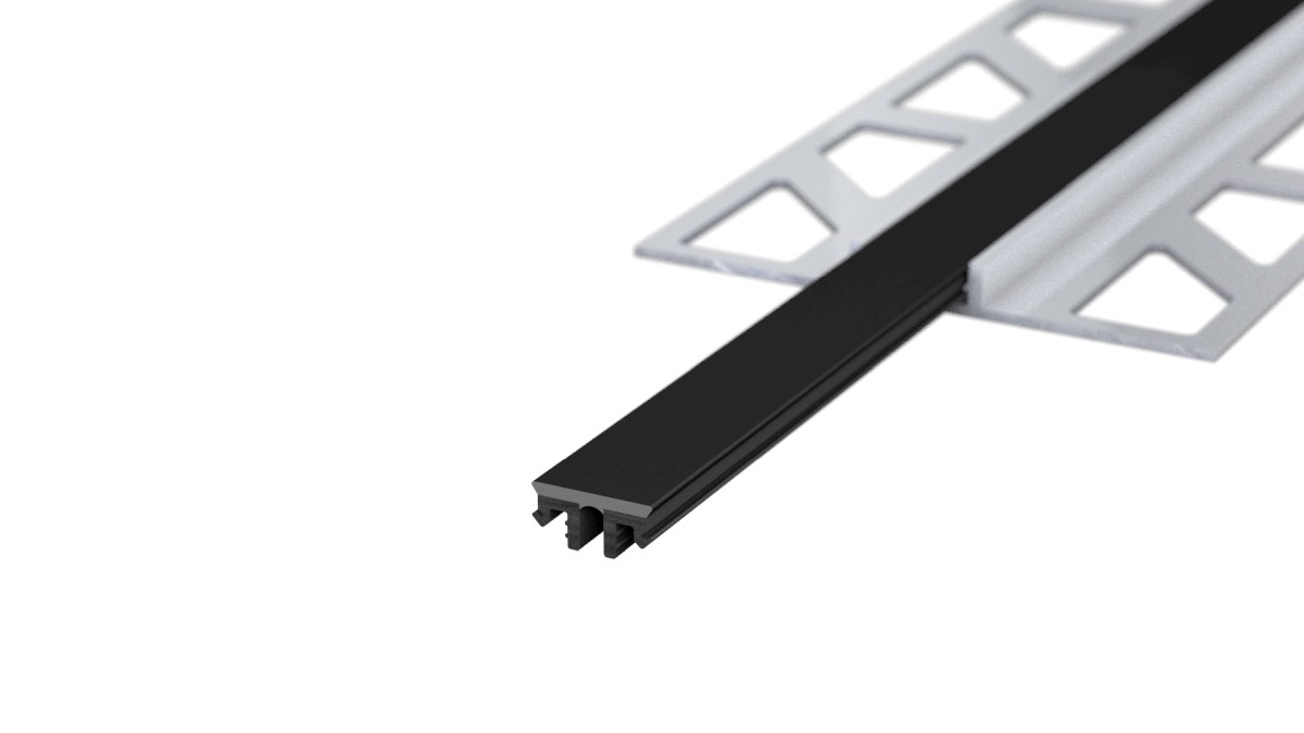 DilaTec 778 Expansion joint strips for 2-4mm coverings - Black 3m