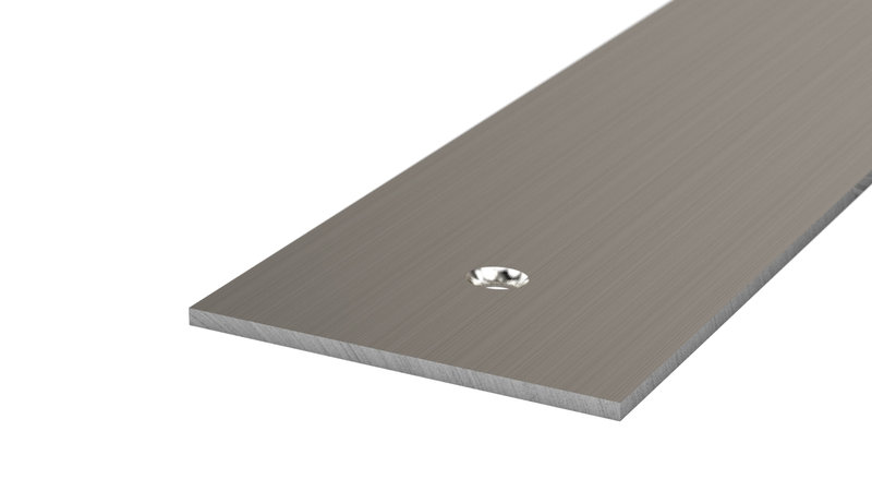 Prinz Flachprofil 50 x 2 mm - Nr. 105 - Edelstahl gebürstet - 100 cm