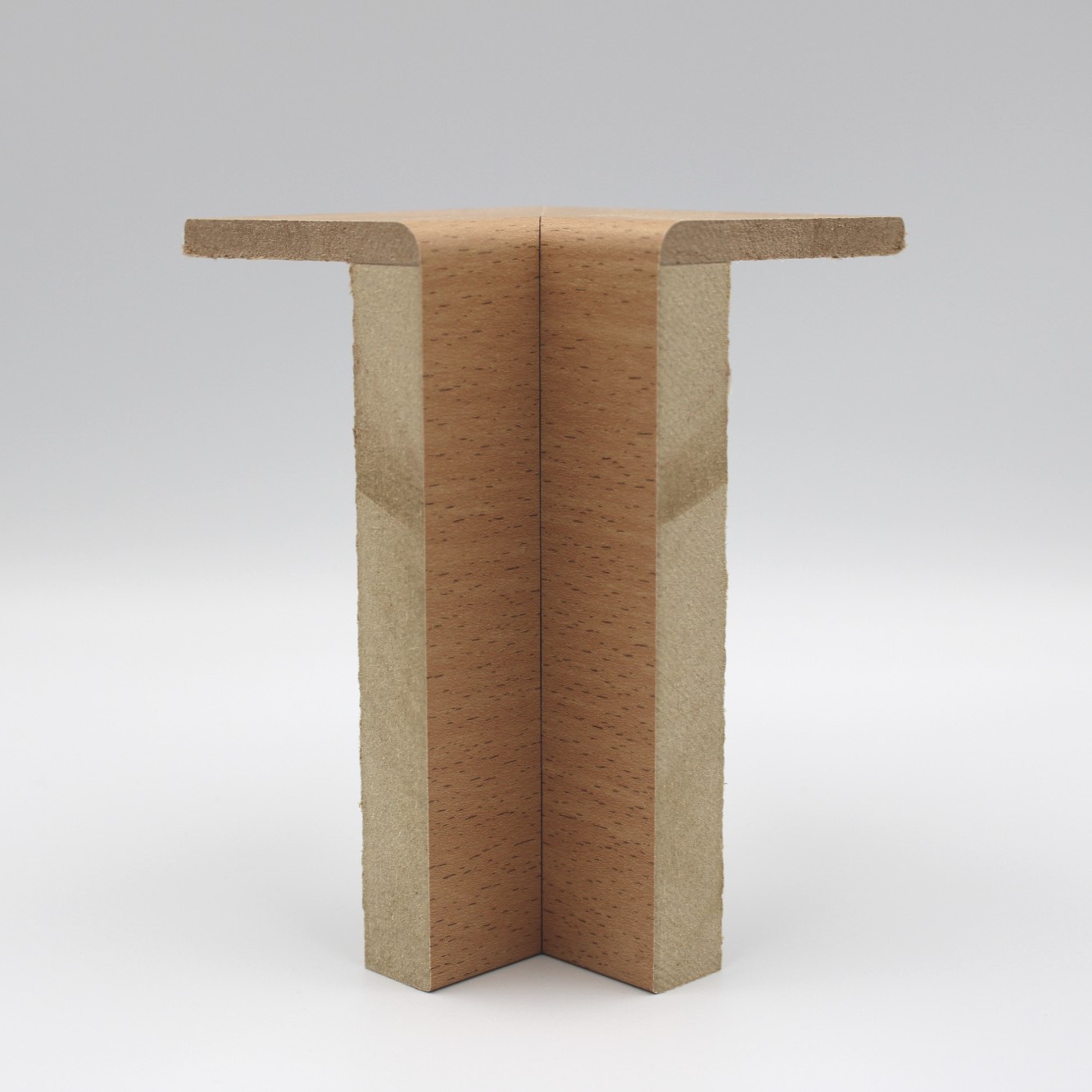 Inside corner for heating pipe cladding 120 mm oak naturale