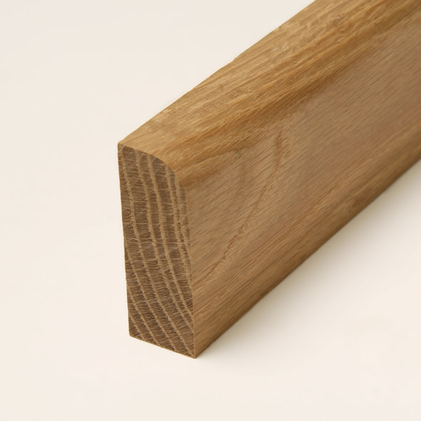 solid wood skirting 60mm with rounded front edge varnished oak solid wood skirting 60mm with rounded front edge varnished oak
