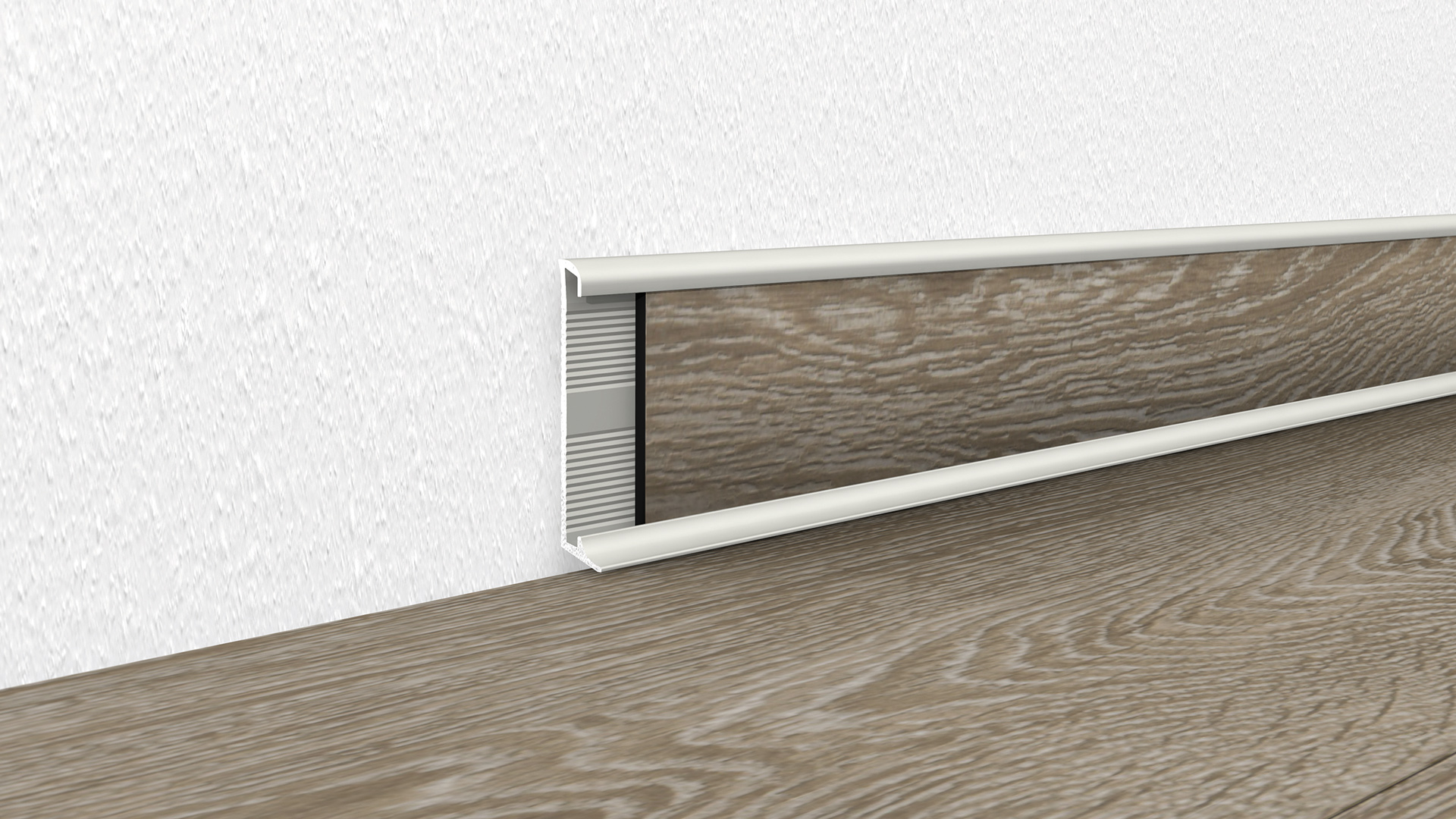 Metal skirtings boards