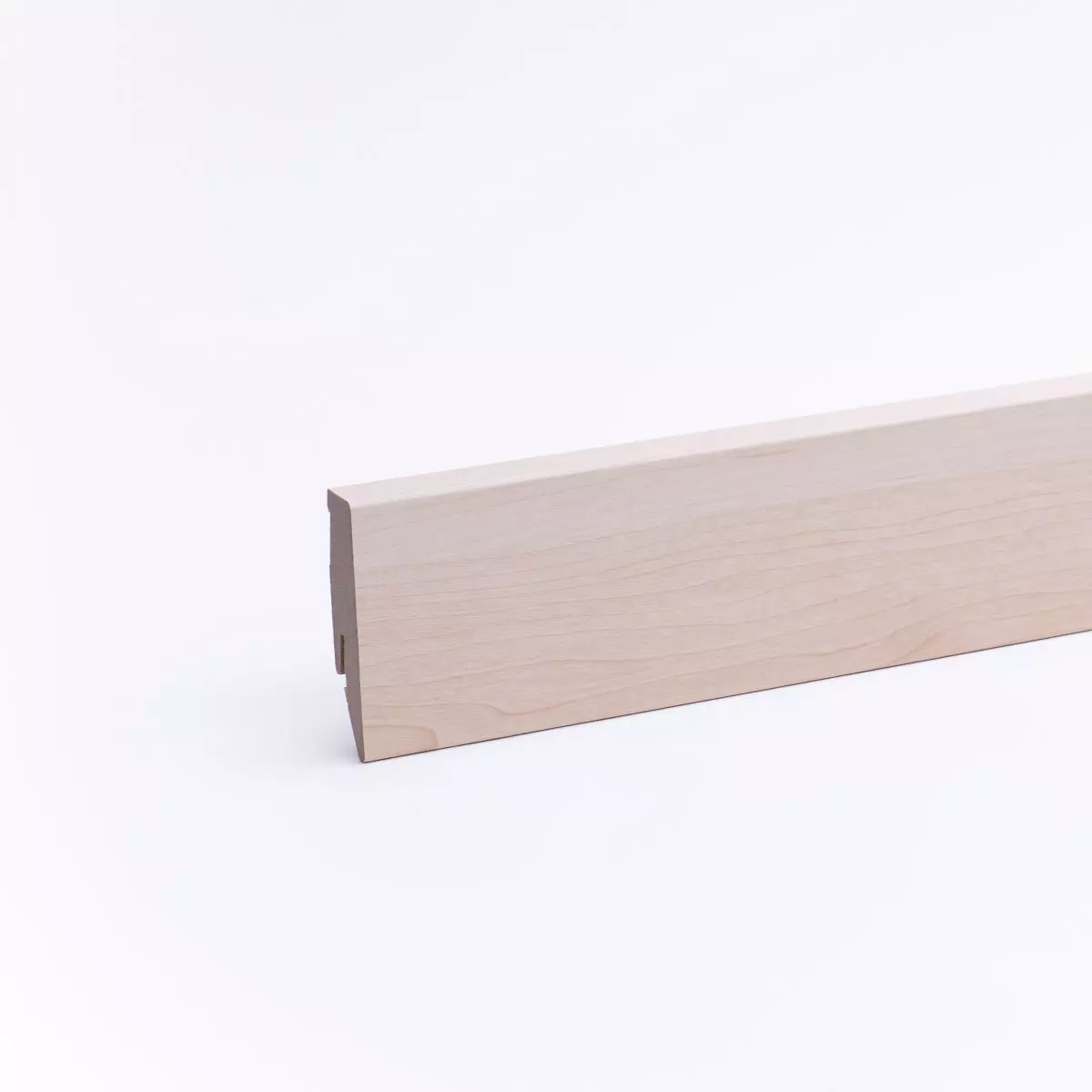 Sockelleiste mit Holzoptik 60mm Ahorn natur