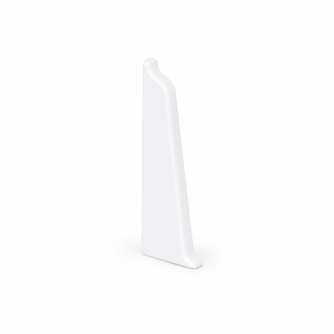 Left end  for Smart-Flex strip 70mm white