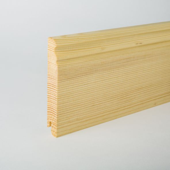 solid wood skirting 100mm with Berlin profile oiled pine solid wood skirting 100mm with Berlin profile oiled pine