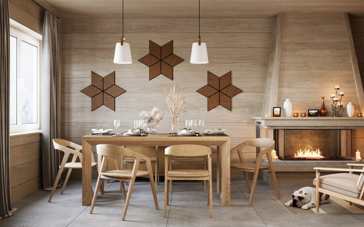 Wall paneling CARO - rustic oak
