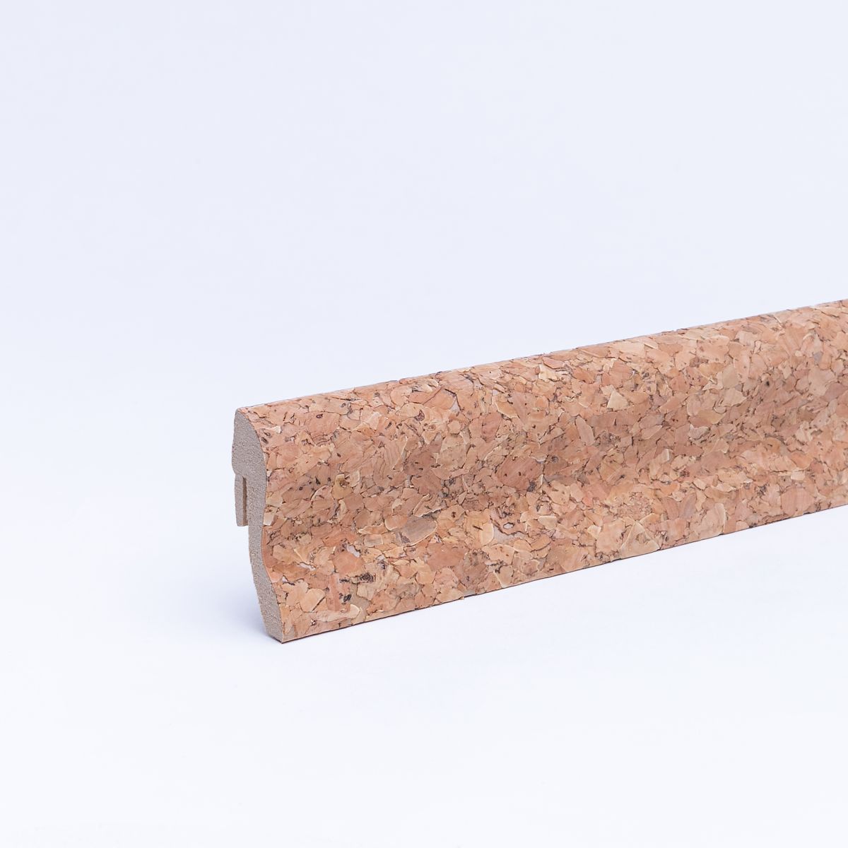 Cork skirting 40mm Cork coarse untreated cork Cork skirting 40mm Cork coarse untreated cork