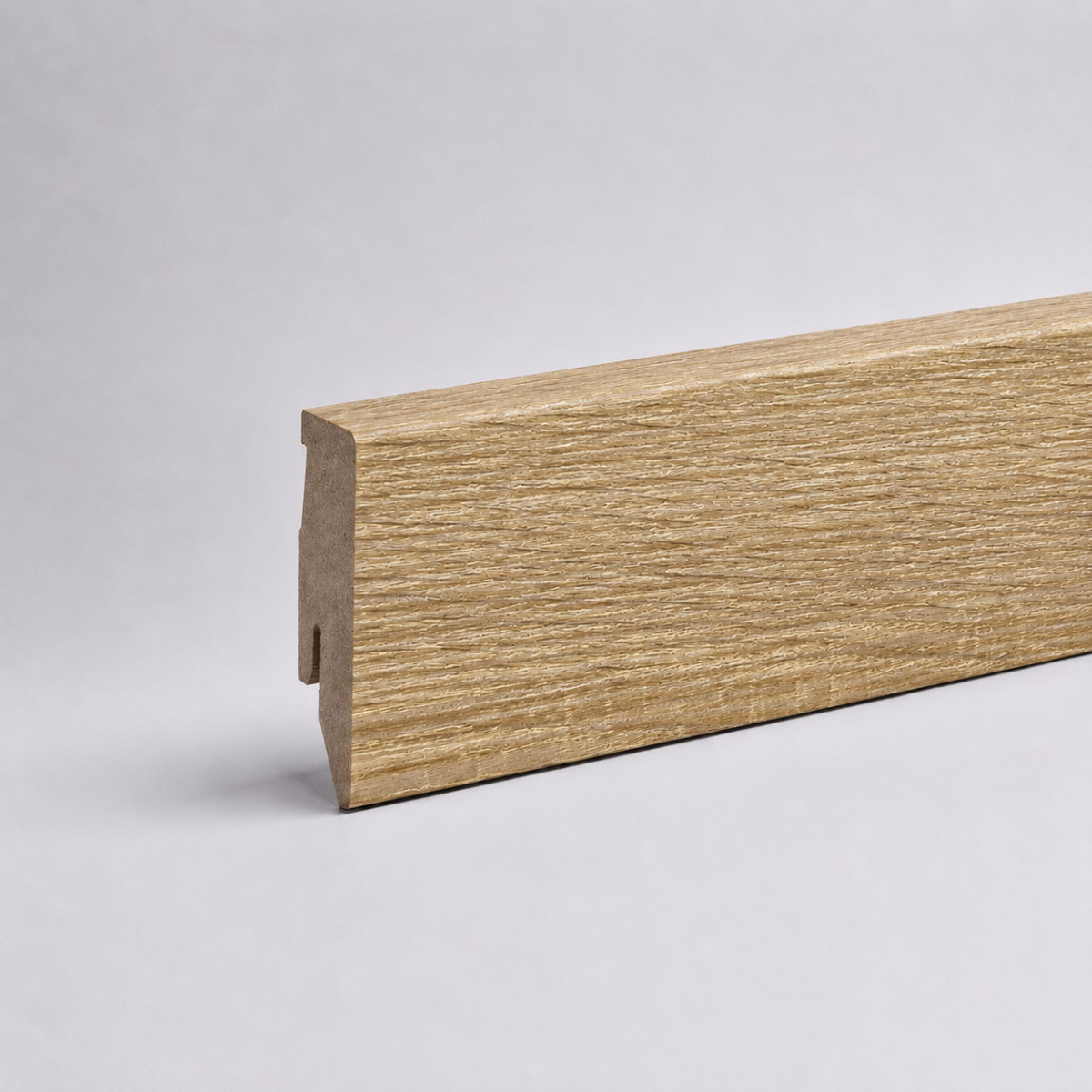 Sockelleiste mit Holzoptik 60 mm Eiche White Washed