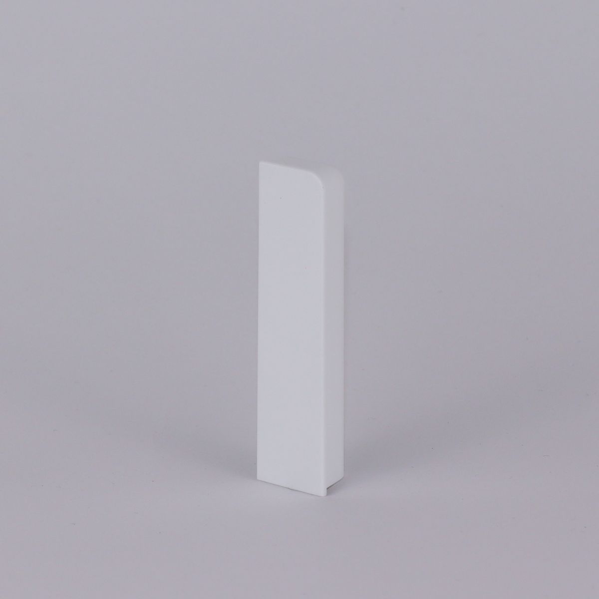 Left end for Prime-Flex strip 75mm white Left end for Prime-Flex strip 75mm white