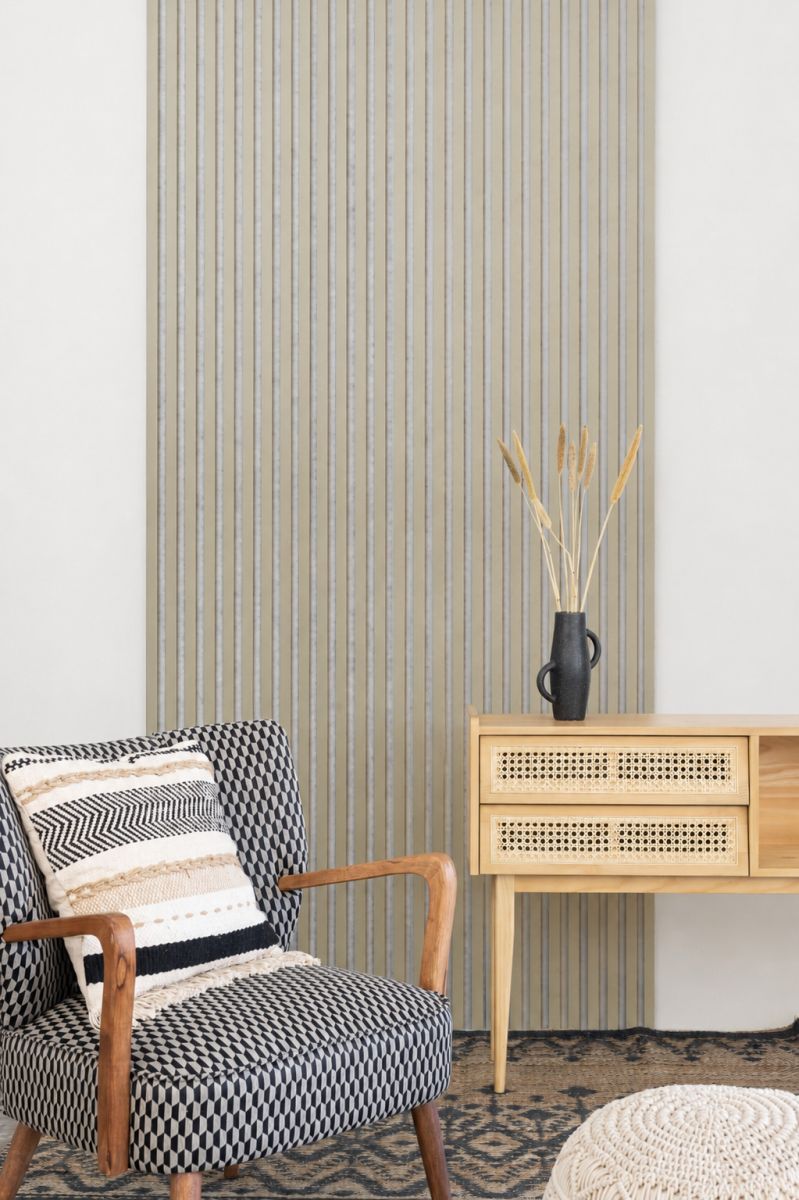 Acoustic+ Acoustic Panel, Olive 2400 x 600 mm - Acoustic Felt Gray