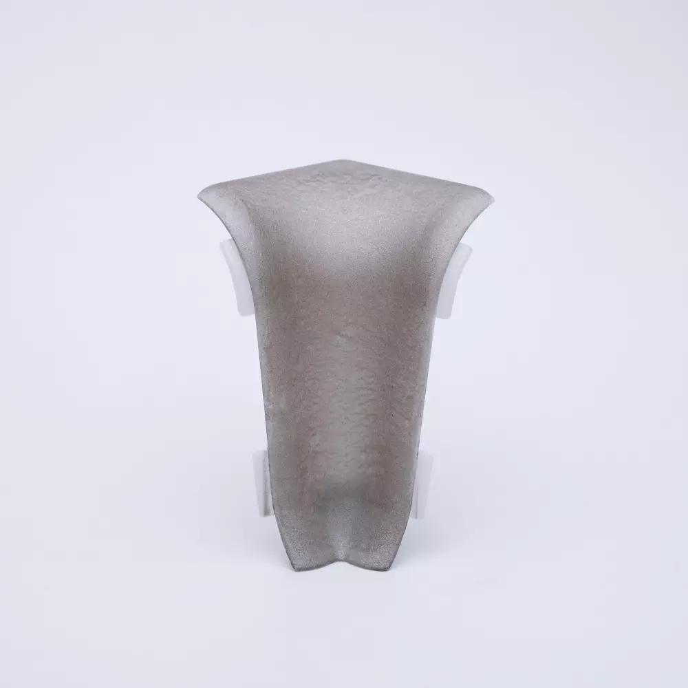 Innenecke für Metallsockelleiste Edelstahl Optik gebürstet