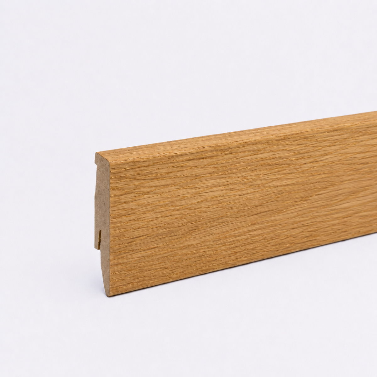 Veneer skirting 60 mm oiled oak