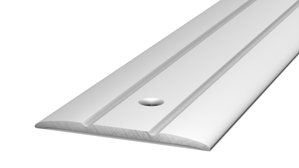 Transition profile 38 mm for screwing silver - 2.70 m Transition profile 38 mm for screwing silver - 2.70 m