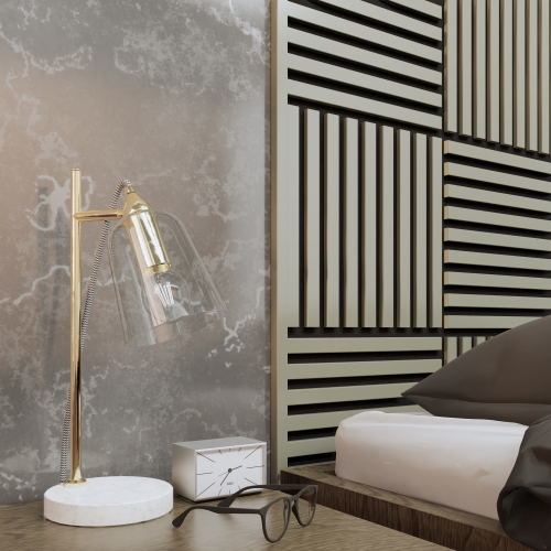 Acoustic+ Acoustic Panel Olive 400 x 400 mm - Acoustic Felt Black