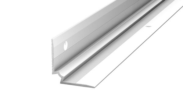 Treppenkanten - Innenwinkel für Beläge bis 5mm, Silber - 2,40m