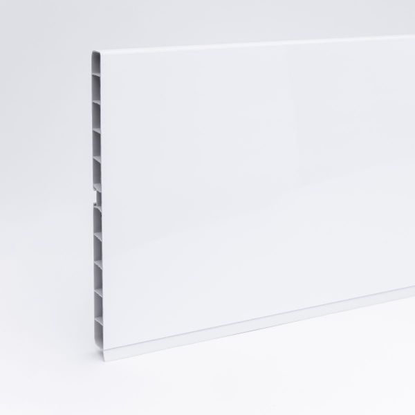 Sockelblende KS150 - Weiß hochglanz - Länge 300 cm