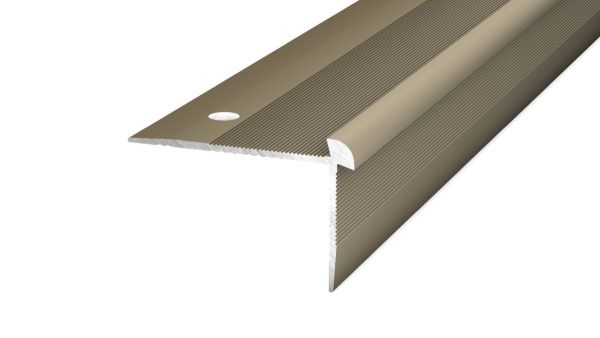Treppenkantenprofil für 5mm Beläge Edelstahl matt - 2,50m