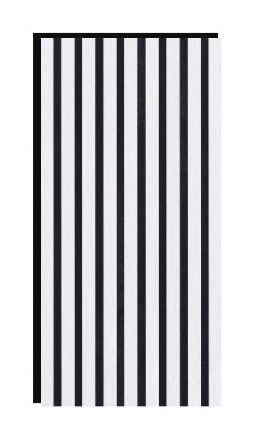 Akustikpaneel 800 x 400 mm Eiche Vintage - Akustikfilz Schwarz - Wandverkleidung