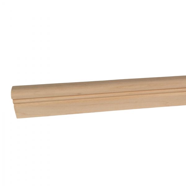 Massivholz-Sockelleiste 60 mm Alt-Reno – Erle roh