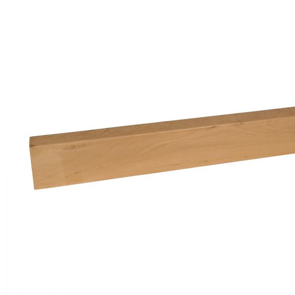 Massivholz-Sockelleiste 58 mm Abgeschrägt - Erle lackiert