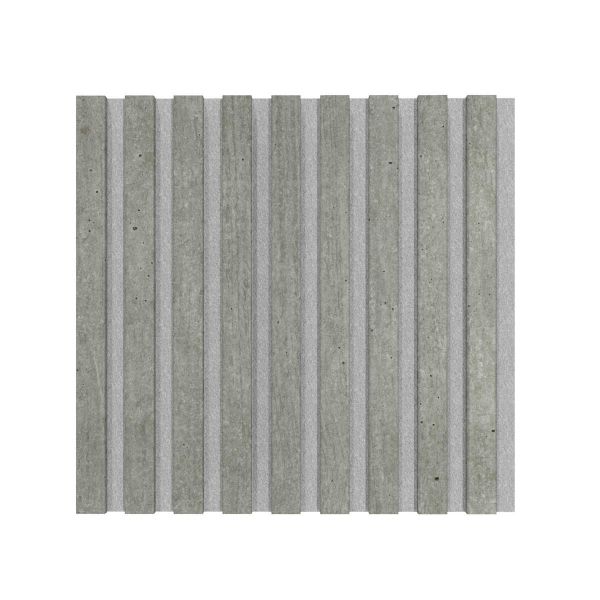 Muster - Beton - Akustikfilz Grau