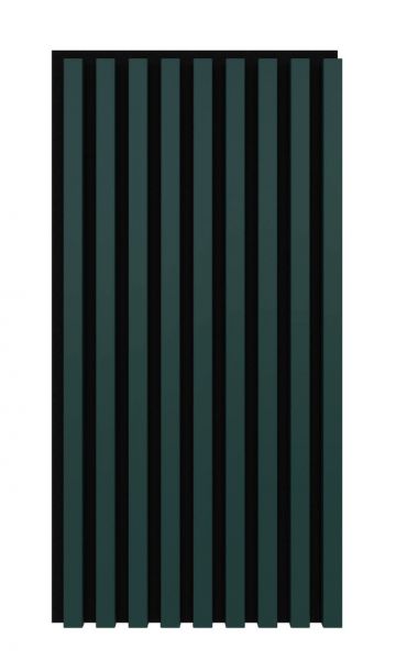 Akustikpaneel 800 x 400 mm Forest - Akustikfilz Schwarz - Wandverkleidung