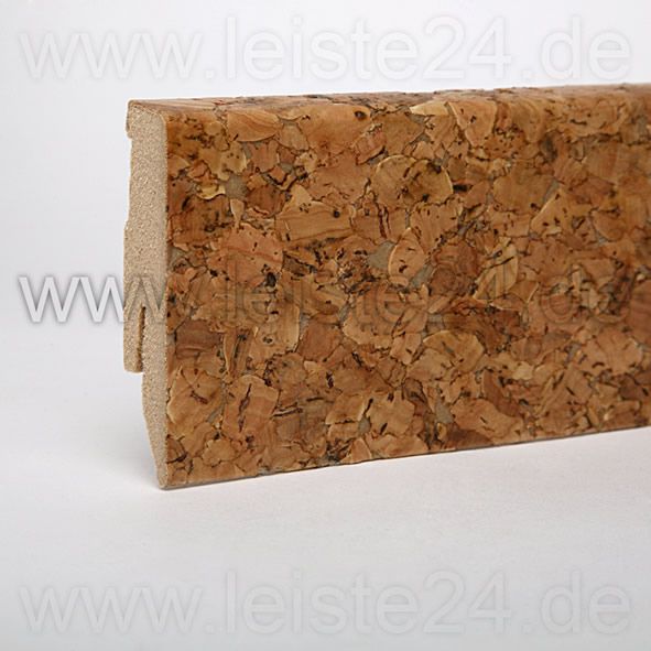 Korkleiste 60mm grob gelackt