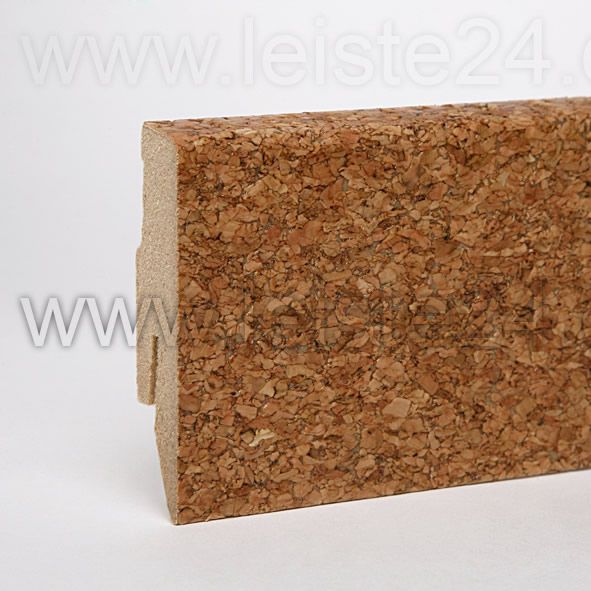 Korkleiste 60mm fein gelackt