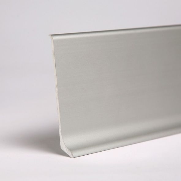 Aluminium Sockelleiste 70 mm - Silber