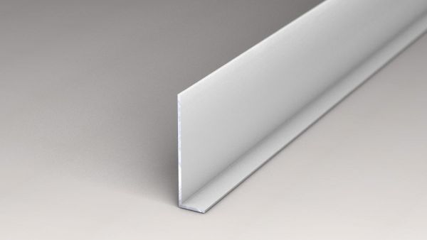 Winkel-Sockelleiste 14.5 x 60 x 2.500 mm - Silber