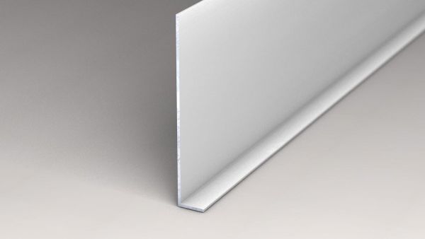 Winkel-Sockelleiste 14.5 x 100 x 5.000 mm - Silber