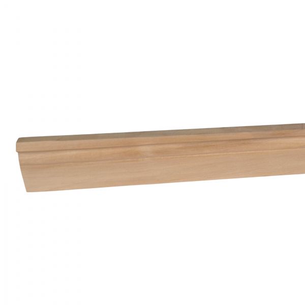 Massivholz-Sockelleiste 60 mm Berliner Profil – Erle roh