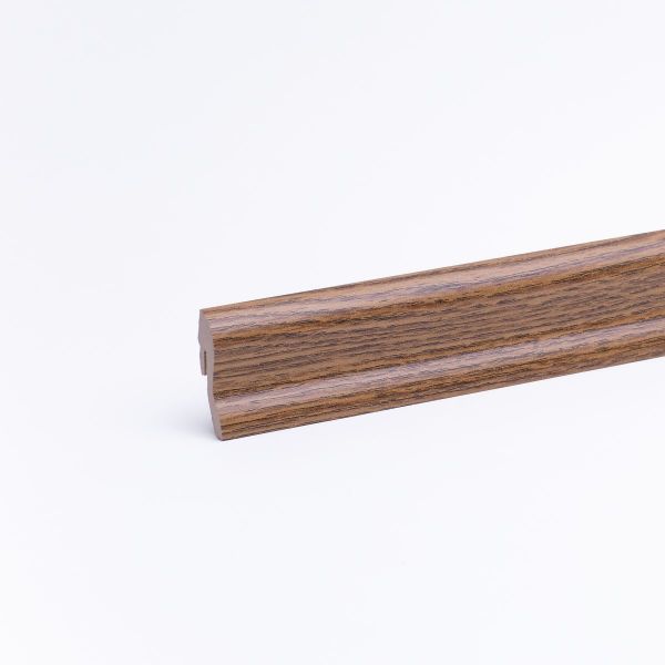 Sockelleiste mit Holzoptik 40mm Eiche gebeizt