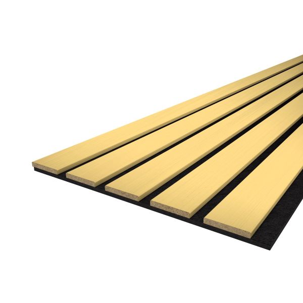 Muster LX - Gold - Akustikfilz Schwarz