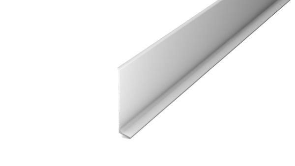 Aluminium-Sockelleiste für Klebemontage 11 x 60 mm Silber