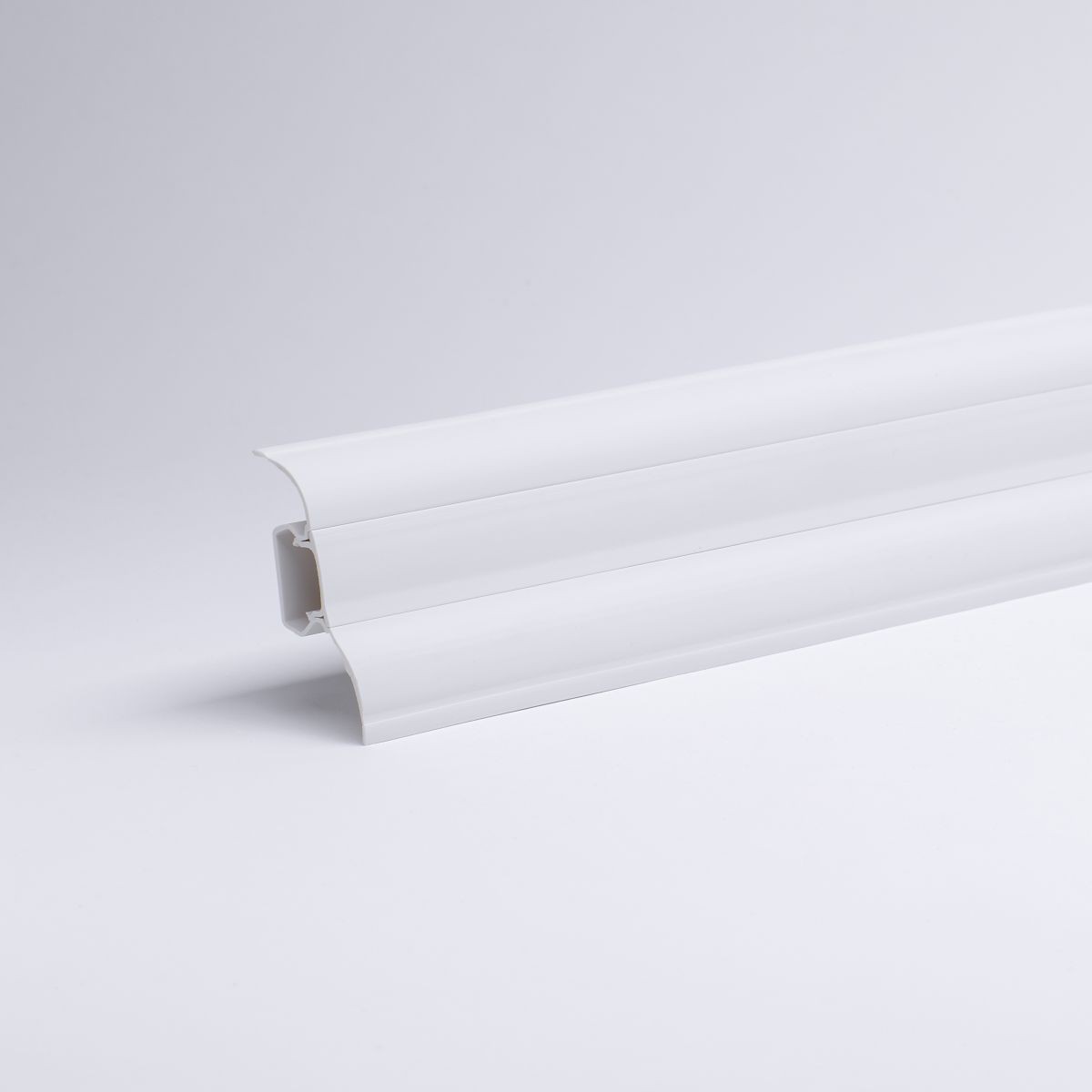 Klemmsockelleiste Duo-Flex 54mm Weiß