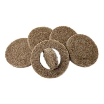 OLI NATURA Super-Pads für Exzenterschleifer 5 Stück - Beige