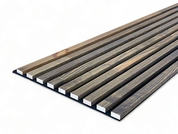 Massivholz Akustikpaneele 2600 x 400 mm Kiefer - Barrique